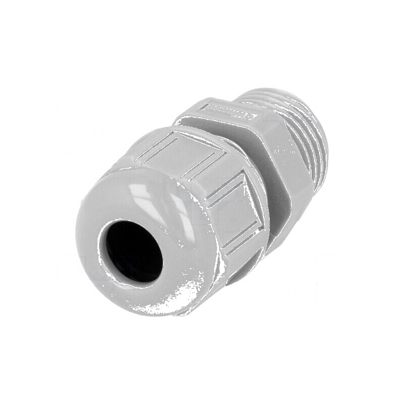 Garnitură de etanșare M16 1,5 IP68 din poliamidă gri închis - Soluție profesională pentru etanșare industrială | Electronic-mag.