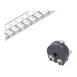 Potențiometru de montare singură, tură orizontală, 100kΩ, 150mW - Componentă electronică de calitate | Electronic-mag.ro | Compo