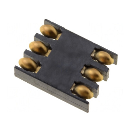 Conector SIM SMT pentru carduri fără protecție și ejector - Componentă electronică de înaltă calitate | Electronic-mag.ro | Comp
