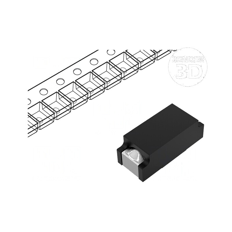 Siguranţă întârziere SMD 1,5A 125VAC 125VDC cupru pentru aplicații electrice | Electronic-mag.ro | Componente Electronice