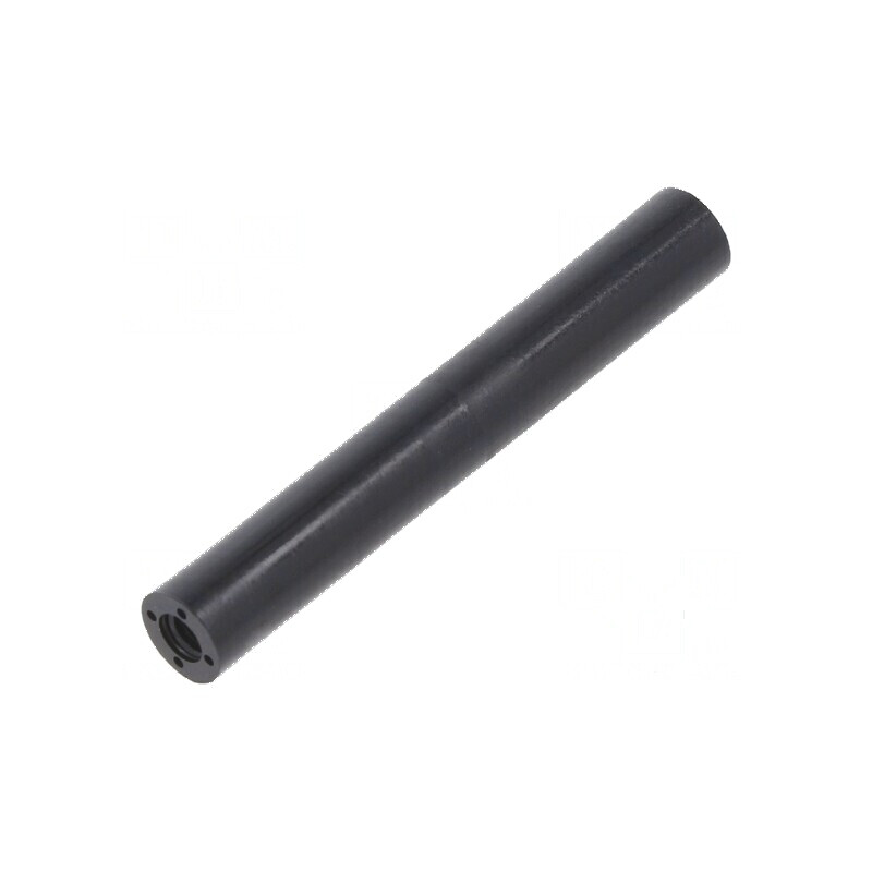 Manşon distanţier cilindric din poliamidă M2,5, Lungime 35mm, Negru | Electronic-mag.ro | Componente Electronice