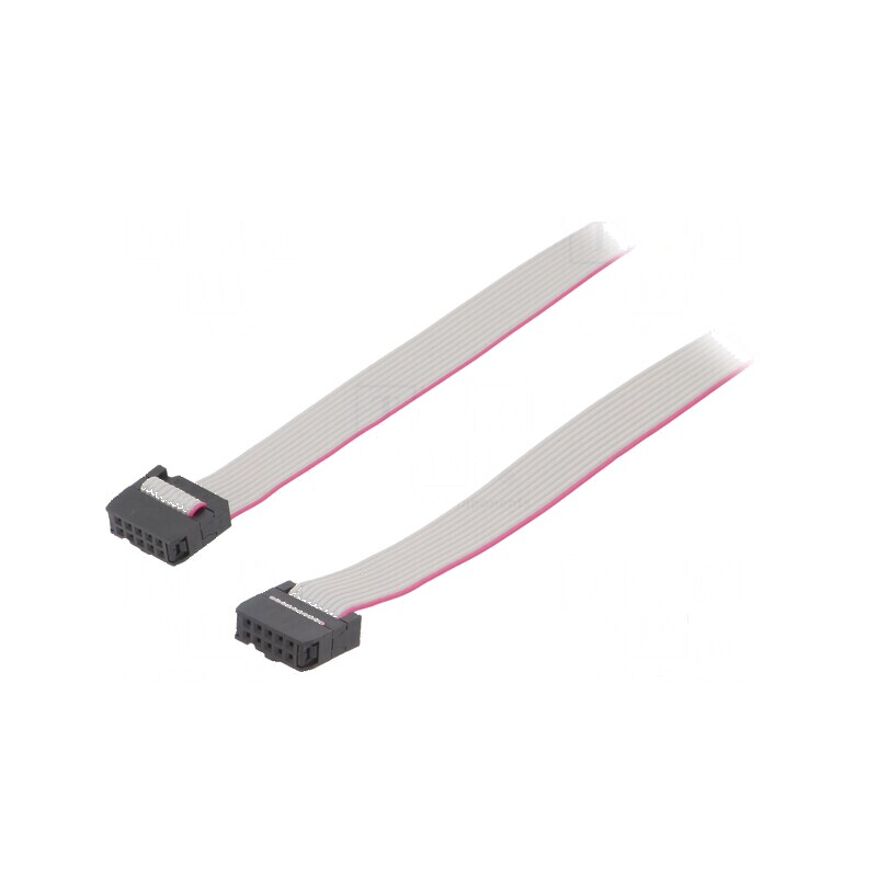 Cablu Panglică cu Conectori IDC 1,27mm, Lungime 0,6m, Cablu-Bandă pentru Conexiuni Electrice | Electronic-mag.ro | Componente El