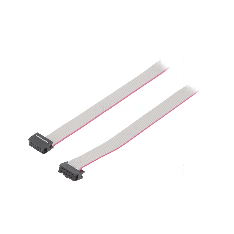 Cablu panglică IDC 1,27mm cu conectori - Lungime 0,6m | Electronic-mag.ro | Componente Electronice