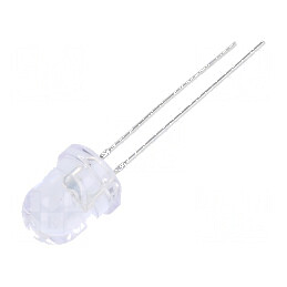 Emiţător IR 8mm Transparent cu Unghi de 50° și Lungime de Undă Maximală de 940nm - THT 20mA, 20m - Componente Electronice | Elec