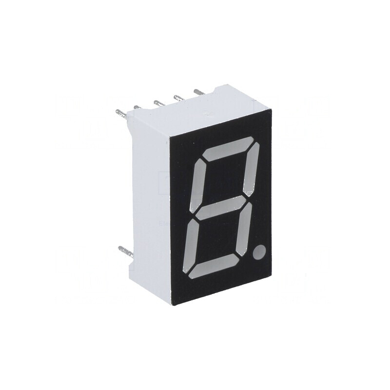 Afișaj LED 7 segmente 14,2mm 0,56 Nr.car: 1 Galben 60mcd - Display Digital pentru Proiecte Electronice | Electronic-mag.ro | Com Afișaj LED 7 segmente 14,2mm 0,56 Nr.car: 1 Galben 60mcd - Display Digital pentru Proiecte Electronice | Electronic-mag.ro | Com