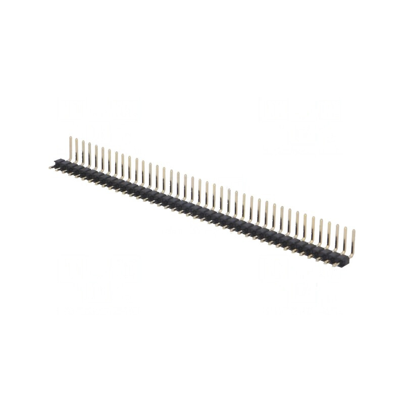 Conector şiruri pini tată 40 pini unghi 90° THT - Componentă electronică de înaltă calitate | Electronic-mag.ro | Componente Ele