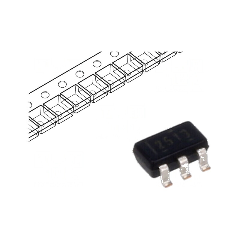 Comutator USB IC Power Switch CH: 2 SMD SOT23-6 - Rola Bandă | Electronic-mag.ro | Componente Electronice