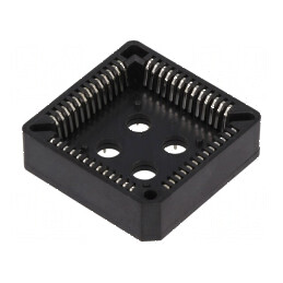 Soclu pentru Circuite Integrate PLCC52 THT din Bronz-Fosfor Cositorit - Compatibil cu Diverse Aplicații Electronice | Electronic
