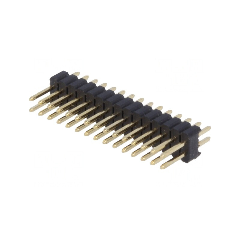 Conector pentru Şiruri Pini Tată, 30 Pini, 1,27mm, THT, Drept | Electronic-mag.ro | Componente Electronice