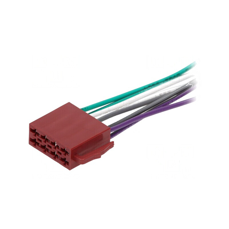 ISO mufă cu cabluri PIN 8 - Conector auto de înaltă calitate pentru instalare electrică | Electronic-mag.ro | Componente Electro