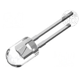 Fototranzistor 5mm cu λp max: 520nm, tensiune maximă 60V, lentilă transparentă, putere 50mW | Electronic-mag.ro | Componente Ele