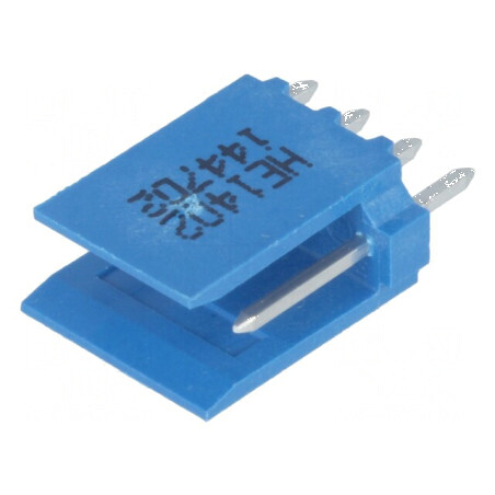 Conector cablu-placă soclu tată HE14 2,54mm 4 PIN THT 3A - Componente electrice de înaltă calitate | Electronic-mag.ro | Compone