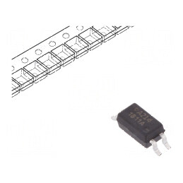 Optocuplor SMD cu 1 Canal, Ieșire Tranzistori, Izolație 3kV, Tensiune Colector-Emitor 80V, SO4 | Electronic-mag.ro | Componente 