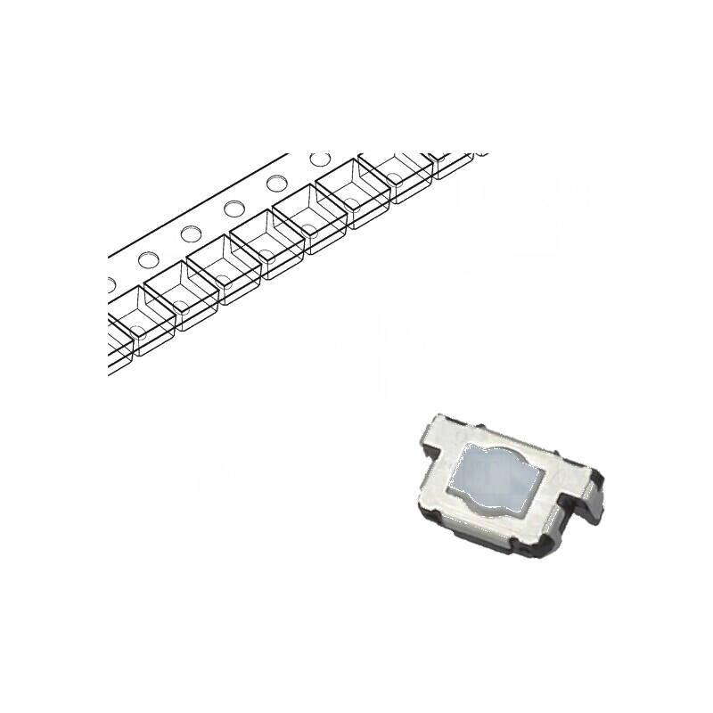 Microîntrerupător TACT SPST 2 Pozitii 0,02A 12VDC SMT 3,5mm | Electronic-mag.ro | Componente Electronice