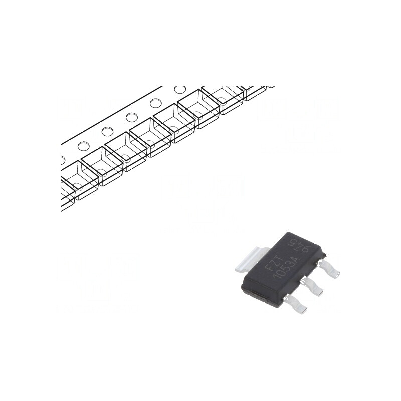 Tranzistor NPN Bipolar 75V 4,5A 1,2W SOT223 - Componentă Electronică de Înaltă Performanță | Electronic-mag.ro | Componente Elec