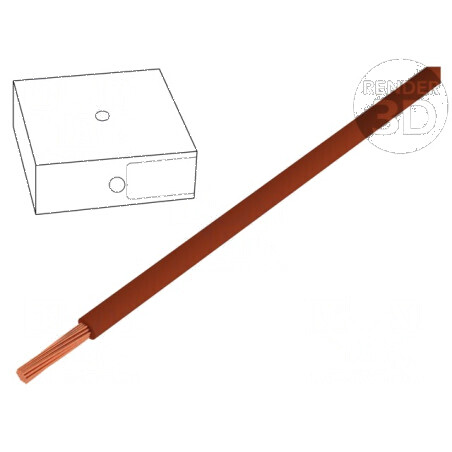 Cablu H07V-K litat cu secțiune de 2,5mm², izolație PVC, culoare maro, 450V/750V, Clasa 5 | Electronic-mag.ro | Componente Electr
