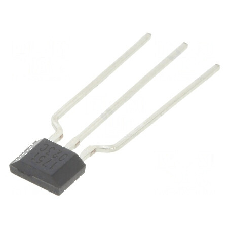Senzor Hall Bipolar SIP3 - Interval Magnetic 7mT, Tensiune de Alimentare 3,5÷20VDC, Consum 6mA | Electronic-mag.ro | Componente 