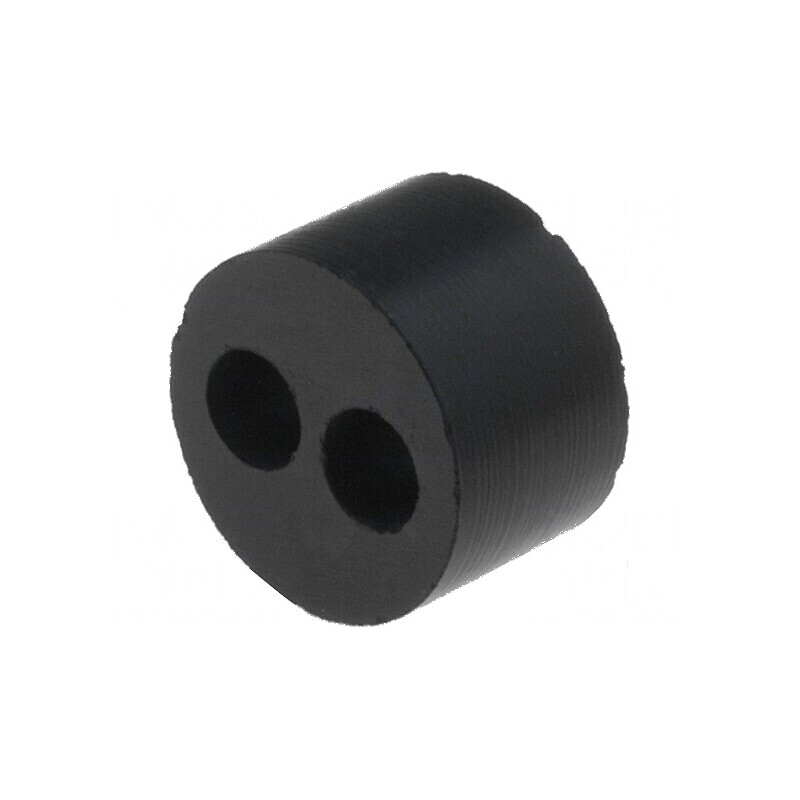 Insert presetupă 4mm M16 IP54 din cauciuc NBR cu 2 orificii - Compatibilitate ridicată | Electronic-mag.ro | Componente Electron