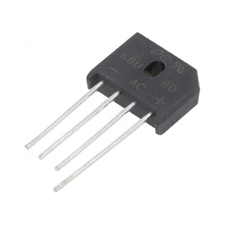 Punte Redresoare Monofazată Urmax 200V 8A If 175A Ifsm pentru Aplicații Electrice Profesionale | Electronic-mag.ro | Componente 