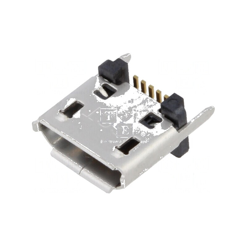 Conector USB B Micro Soclu SMT PIN 5 Verticale USB 2.0 1.8A - Componente Electronice | Electronic-mag.ro | Componente Electronic Conector USB B Micro Soclu SMT PIN 5 Verticale USB 2.0 1.8A - Componente Electronice | Electronic-mag.ro | Componente Electronic
