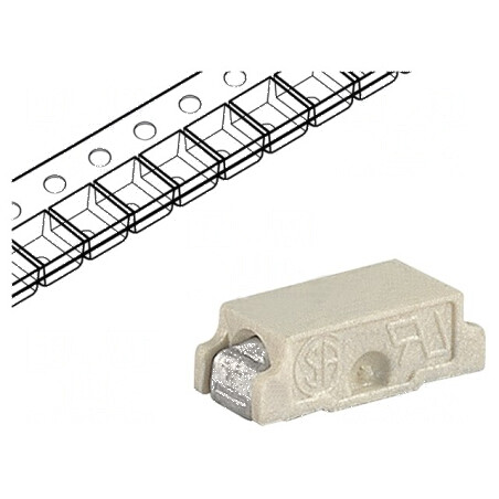 Siguranță ardere rapidă SMD 500mA 63VAC 63VDC - Componente electronice de înaltă calitate | Electronic-mag.ro | Componente Elect