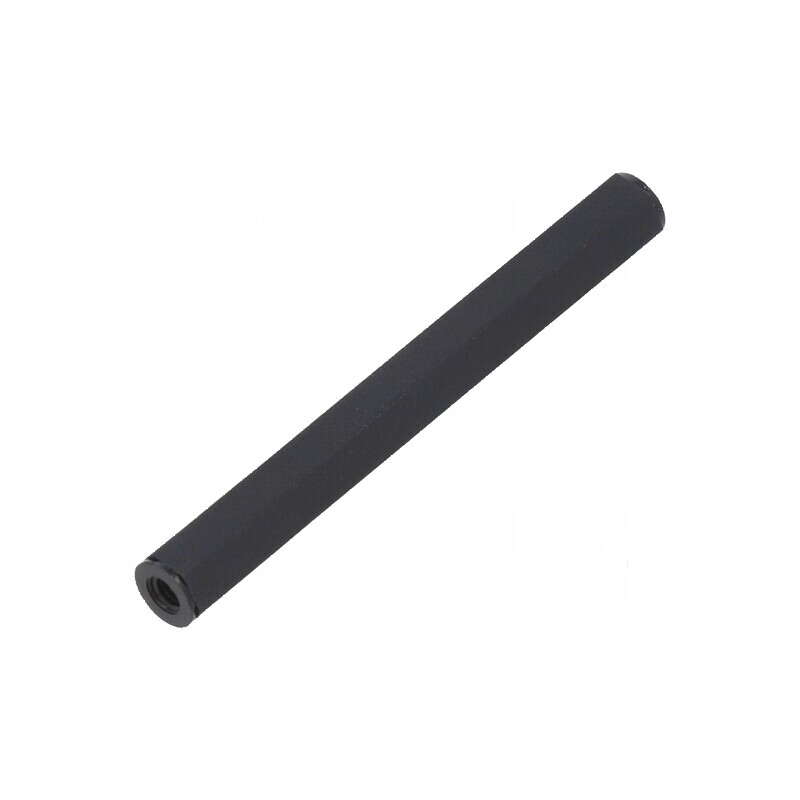 Piuliță Distanțieră Filetată Hexagonală Poliamidă M3 Neagră - Accesoriu pentru Montaj și Fixare | Electronic-mag.ro | Componente