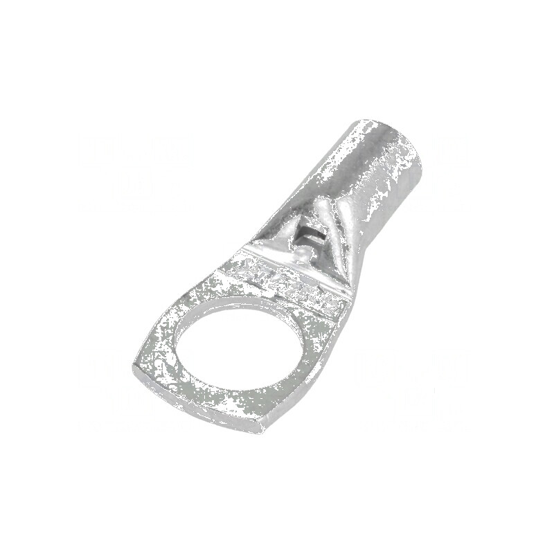 Vârf inelar tubular M12 25mm² crimpat - cablu neizolat 13mm | Electronic-mag.ro | Componente Electronice
