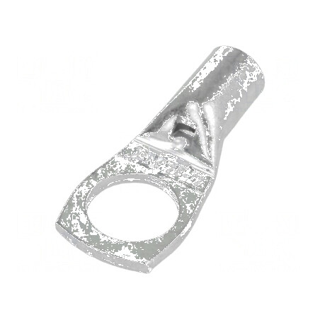 Vârf inelar tubular M12 25mm² crimpat - cablu neizolat 13mm | Electronic-mag.ro | Componente Electronice