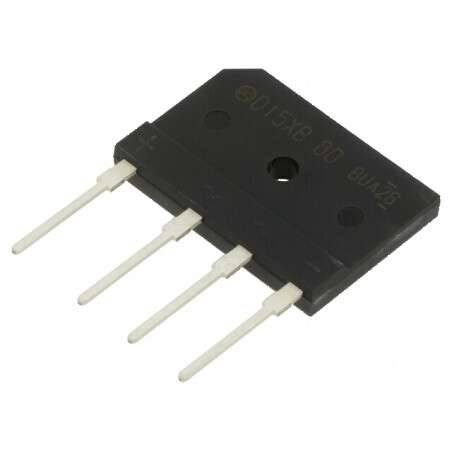 "Punte Redresoare Monofazată Urmax, 800V, 15A, 200A Ifsm - Soluție Eficientă pentru Redresare" | Electronic-mag.ro | Componente 