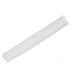 Manșon electroizolant din fibră de sticlă, rezistent la temperaturi între -40 și 180°C, diametru interior 2,5mm | Electronic-mag