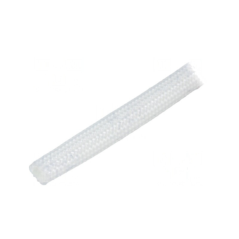 Manșon electroizolant din fibră de sticlă, rezistent la temperaturi între -40 și 180°C, diametru interior 2,5mm | Electronic-mag