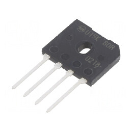 Punte Redresoare Monofazată Urmax 800V 15A D6K THT - Componentă Electronică Profesională | Electronic-mag.ro | Componente Electr