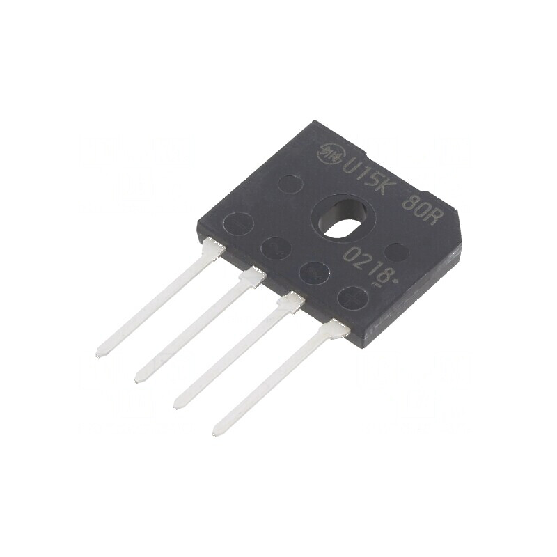 Punte Redresoare Monofazată Urmax 800V 15A D6K THT - Componentă Electronică Profesională | Electronic-mag.ro | Componente Electr