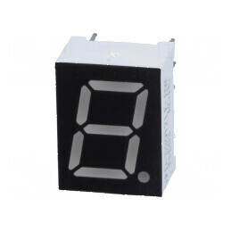 Afișaj LED cu 7 segmente 9,9mm, 0,39 Nr.car: 1, Roșie 40mcd - Display pentru Proiecte Electronice | Electronic-mag.ro | Componen