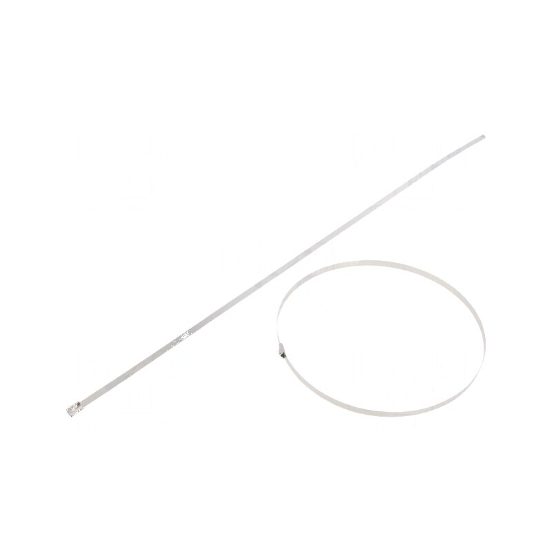 Colier de strângere din oțel inoxidabil AISI 304, dimensiuni L: 680mm, W: 7,9mm | Electronic-mag.ro | Componente Electronice