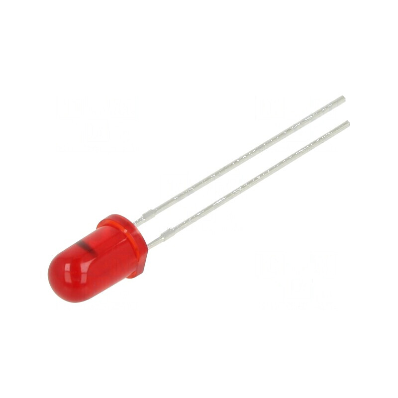 LED 5mm Roșie cu Clipire, Intensitate Lumină 400-800mcd, Unghi de 60°, Consumul de 22mA, Nr. Termic 2 | Electronic-mag.ro | Comp