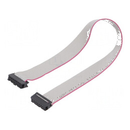 Cablu panglică cu conectori IDC, 1,27 mm, 0,3 m - cablu de bandă pentru conexiuni eficiente | Electronic-mag.ro | Componente Ele