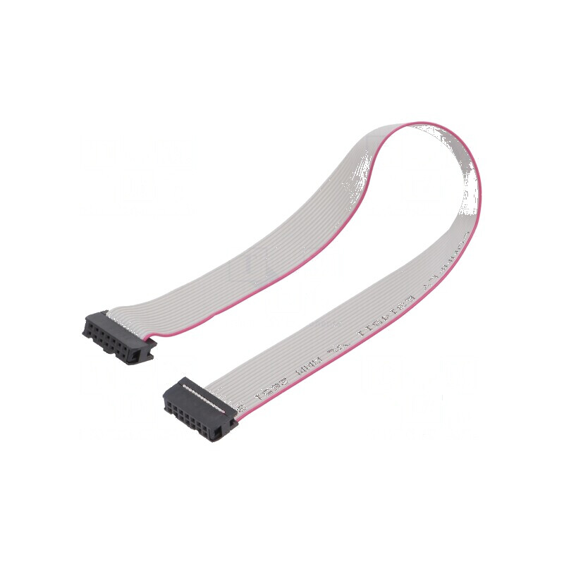 Cablu panglică cu conectori IDC, 1,27 mm, 0,3 m - cablu de bandă pentru conexiuni eficiente | Electronic-mag.ro | Componente Ele