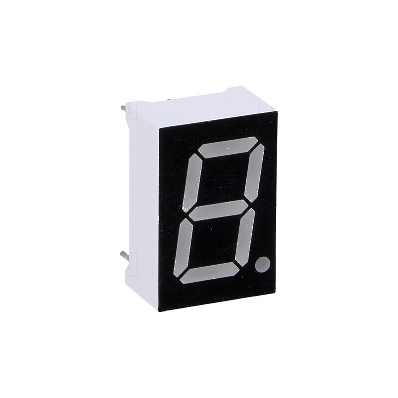Afișaj LED cu 7 segmente, 14,2mm, 0,56", Ambră, 60mcd, Nr. car: 1 | Electronic-mag.ro | Componente Electronice Afișaj LED cu 7 segmente, 14,2mm, 0,56", Ambră, 60mcd, Nr. car: 1 | Electronic-mag.ro | Componente Electronice