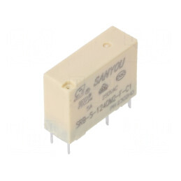 Releu electromagnetic SPST-NO cu contacte max. 5A 277VAC, model SRB | Electronic-mag.ro | Componente Electronice