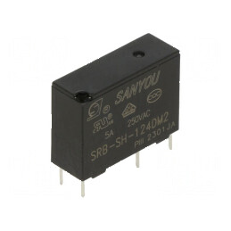 Releu electromagnetic SPST-NO, contacte max 5A 277VAC, SRB | Electronic-mag.ro | Componente Electronice