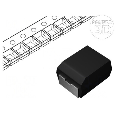 Condensator Tantal-Polimer Low ESR 2.2µF 50VDC B 1311 SMD - Componentă Electronică de Înaltă Performanță | Electronic-mag.ro | C