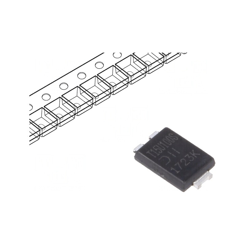 Diodă Schottky Trench SBR® SMD 100V 15A PowerDI®5 - Redresor de Înaltă Performanță | Electronic-mag.ro | Componente Electronice