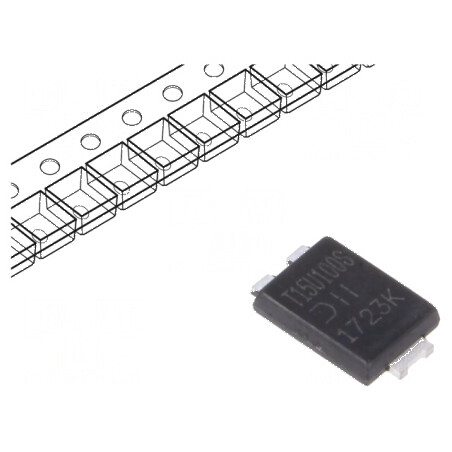 Diodă Schottky Trench SBR® SMD 100V 15A PowerDI®5 - Redresor de Înaltă Performanță | Electronic-mag.ro | Componente Electronice