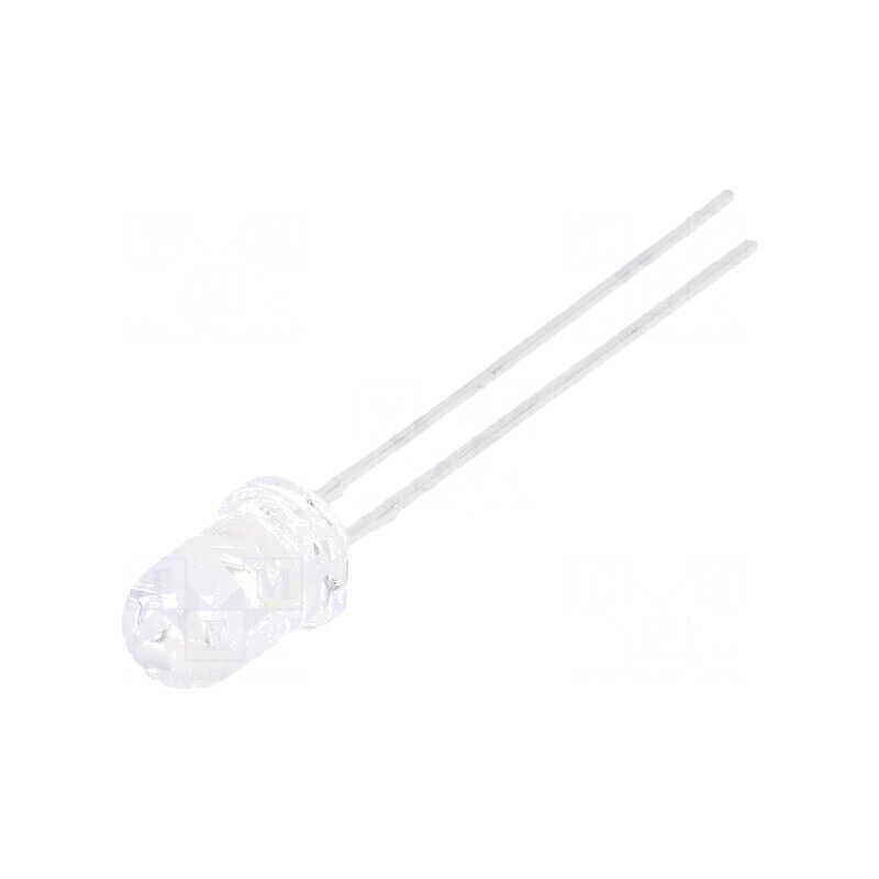 LED 5mm Albastru 1900-3000mcd 16° Convex - Lumină Eficientă pentru Proiecte DIY | Electronic-mag.ro | Componente Electronice