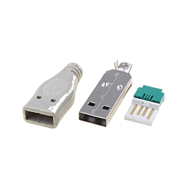Conector USB A Mufă pe Cablu IDC cu Manşon - Soluție Profesională pentru Conectivitate | Electronic-mag.ro | Componente Electron