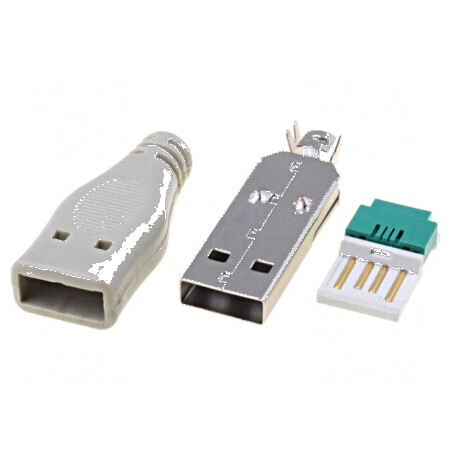 Conector USB A Mufă pe Cablu IDC cu Manşon - Soluție Profesională pentru Conectivitate | Electronic-mag.ro | Componente Electron