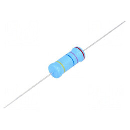 Rezistor metal glaze THT 27MΩ 1W ±5% Ø6,8x19mm 200ppm/°C - Componentă electronică de înaltă precizie | Electronic-mag.ro | Compo