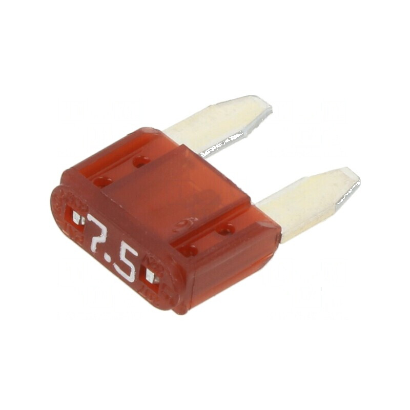Siguranță Mini 7,5A 32VDC cu Împingere Auto, 19mm - Produs Compact pentru Protecție Electrică | Electronic-mag.ro | Componente E