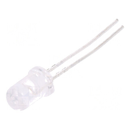 LED 5mm Roșie 4200-9300mcd 30° Convex - Lumină Sursă pentru Proiecte Electrice | Electronic-mag.ro | Componente Electronice